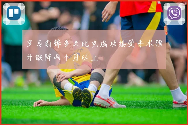 罗马前锋多夫比克成功接受手术预计缺阵两个月以上